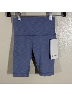lululemon athletica Heathered Periwinkle High-Rise Bike Shorts